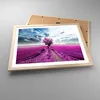 Gerahmtes Poster - Rahmen in heller Eiche - Heidefeld Baum Produktbild-Vorschau 3