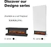 Caminetto elettrico da parete Xaralyn - Disegno 120SB - Anteprima dell’immagine prodotto 7