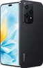 A black Honor 200 Lite 5G smartphone is shown at an angle, with its screen displaying a colorful abstract image. Náhled obrázku produktu
