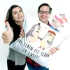 Mr. & Mrs. Panda Dekokissen Pinguin Heirat - Weiß - Produktbild-Vorschau 5