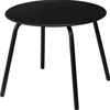 Gartenbeistelltisch - schwarz - Metall - Durchmesser 50 cm Produktbild-Vorschau 1