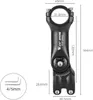 INF Riser Manubrio Regolabile in Lega di Alluminio 120mm Anteprima dell’immagine prodotto 1