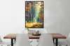MuchoWow® Gerahmtes Poster Wald - Sonne - Natur - Herbst Produktbild-Vorschau 2