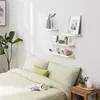 Étagère murale flottante en bois d'érable, blanche, Voir les images du produit 5