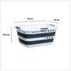 Five Foldable 45l Wäschekorb Silber  Silber One Size Produktbild-Vorschau 8