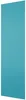 A plain, solid turquoise fabric panel, likely a curtain or blind. Náhľad obrázku produktu