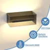 ZMH Lampada da parete a LED 2 pezzi lampada da parete nera Anteprima dell’immagine prodotto 6