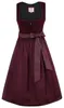 Dirndl Lichtenfels 65cm Länge granatapfel 44 Produktbild-Vorschau 1