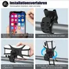Handyhalterung Fahrrad, Universal Handyhalter Motorrad Produktbild-Vorschau 6