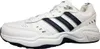 A white and blue Adidas sneaker is shown from the side against a white background. Voir les images du produit