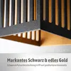 SSC-LUXon REVALO Wandlampe schwarz gold IP65 für Innen & Produktbild-Vorschau 5