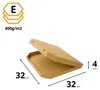 KAPAK Pizzakarton Braun 32x32x4 cm achteckig für Produktbild-Vorschau 2