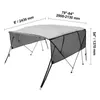 Taud de bateau VEVOR 4 arceaux Bimini Top, largeur Voir les images du produit 8