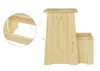 Stufenhocker Klapphocker Tritthocker klappbar Kiefer natur Produktbild-Vorschau 8