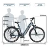 OT05 Pro E-Bike für Erwachsene, 27,5 Zoll, 36V 22,5Ah Akku, Produktbild-Vorschau 16