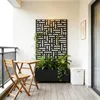 Cloison « Bernalda » avec jardinière Roulettes Acier 186 x Voir les images du produit 7