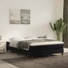 The Living Store Bettgestell Schwarz 140x200 cm Samt Produktbild-Vorschau 2
