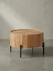 Couchtisch Akazie Massivholz 60x60x41 cm Rund mit Produktbild-Vorschau 11