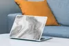 MuchoWow® Laptop Aufkleber Sticker Cover Weiß mit schwarzem Produktbild-Vorschau 4
