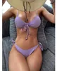 Zweiteiliger Badeanzug - Bikini - mit Rüschen - trägerloses Produktbild-Vorschau 8