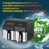 Extralink Air Fryer SJ-1000 10L (6L + 4L), 2500 W, Dual Produktbild-Vorschau 8