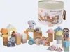 50 Holzbausteine Wildies Family in Tonne Náhľad obrázku produktu 8