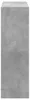 vidaXL Bibliothèque gris béton 102x32x102 cm Bois composite Voir les images du produit 5