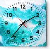 Wanduhr - Quadrat - Glasuhr - Abstraktion modern - 30x30cm Produktbild-Vorschau 1