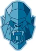Logo von Friction Labs mit stilisiertem Gorilla-Kopf in blauen Tönen. Produktbild-Vorschau