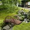 SUGIFT Gartenbrücke Tannenholz mit Rad-Handläufen, Produktbild-Vorschau 4