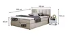 E-ZIMPAZ Boxspringbett 160x200 MALMO mit Schlaffunktion, 2 Produktbild-Vorschau 6