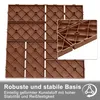UISEBRT 55 Stück Holzoptik Balkonfliesen Terrassenfliesen Produktbild-Vorschau 4