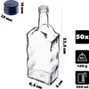KADAX skleněná láhev na tinkturu 500 ml s tmavě modrým Náhled obrázku produktu 2