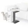 DECORTIE Muju Moderne Table d'appoint en forme de C, Gris Voir les images du produit 10