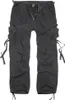 A pair of black cargo pants laid flat against a white background. Podgląd zdjęcia produktu