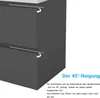 100 cm Badmöbel-Set Unterschrank mit Mineralguss waschtisch Produktbild-Vorschau 5