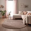 Volero - Flauschiger Teppich Oval - Cozy Taupe - 160x230cm Produktbild-Vorschau 1
