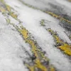 Tappeto da salotto effetto marmo in grigio crema oro Anteprima dell’immagine prodotto 3