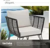 Lot de fauteuils de jardin en résine tressée SUNDO - Lot de Voir les images du produit 4