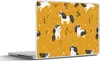 MuchoWow® Laptop Aufkleber Sticker Cover Mädchen - Einhorn Produktbild-Vorschau 1