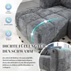 LVHOM Canapé d'angle avec fonction sommeil en L, canapé-lit Voir les images du produit 2