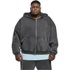Urban Classics - Heavy Stone Washed Zip Hoody schwarz - 3XL Produktbild-Vorschau 6