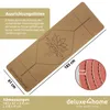 deluxe4home® Yogamatte Kork Gymnastikmatte Rot I TPE Produktbild-Vorschau 6