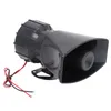 A dark gray and black alarm horn speaker is shown against a white background. Voir les images du produit