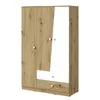 Kombinovaná šatní skříň 120 cm CHIMA 2 - dub artisan / bílá Náhled obrázku produktu 1