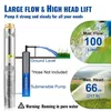 pompa per pozzi profondi 3" 750W - Pompa per pozzi 100L/min Anteprima dell’immagine prodotto 3