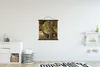 MuchoWow® Textilposter Leopard - Raubtier - Porträt 60x60 Produktbild-Vorschau 2
