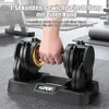 Verstellbare Kurzhantel 12 kg, 5-stufige Produktbild-Vorschau 4