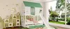Sweiko 90X200 Haus-Etagenbett mit Rutsche und Ausziehbett, Produktbild-Vorschau 17