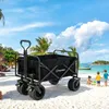 Bollerwagen Faltbar, Für Camping Einkaufen, Belastbar Bis Produktbild-Vorschau 9